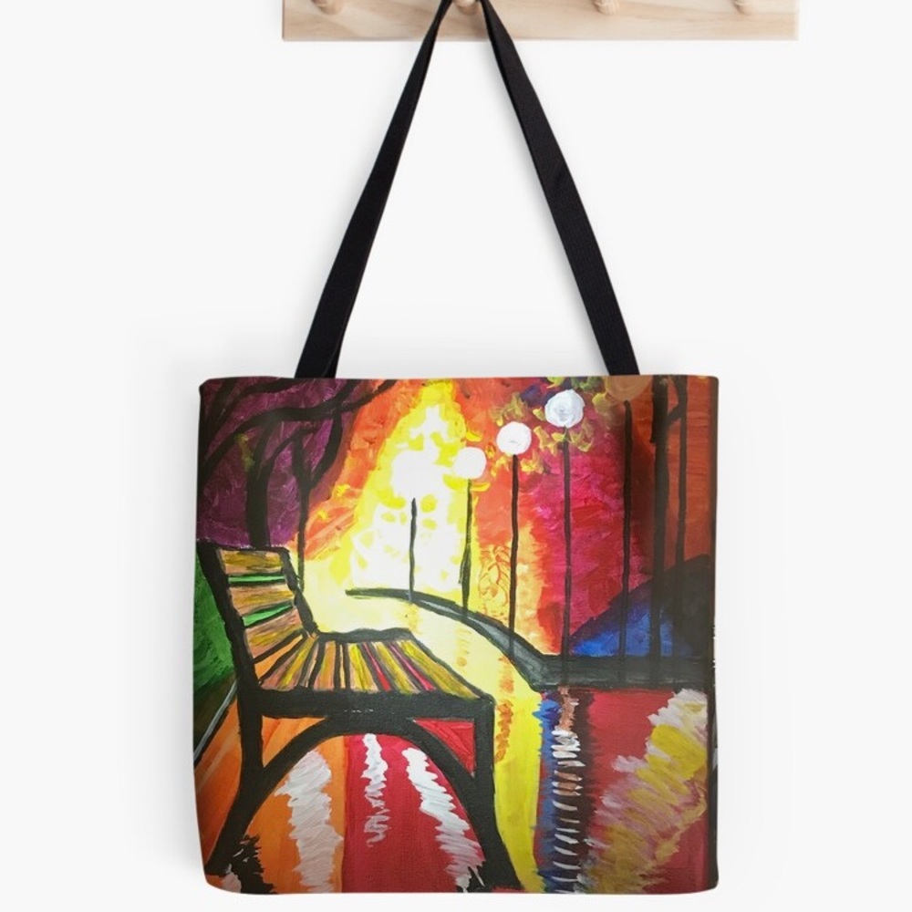 Tote Bag (Custom Made) Fall In The Park